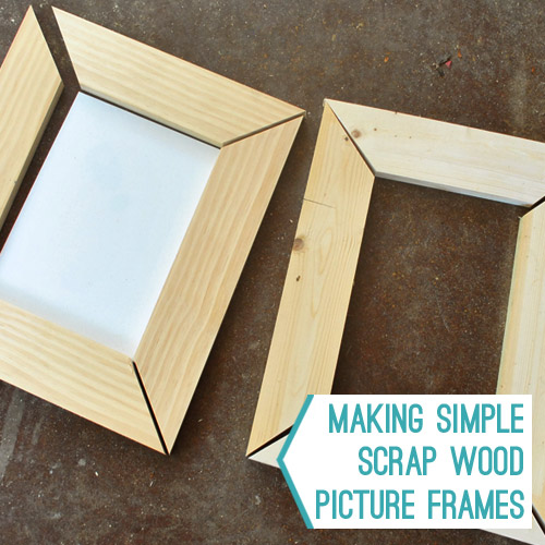 Making Simple Scrap Wood Picture Frames | Young House Love