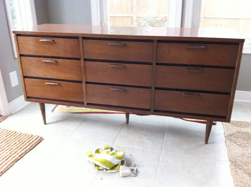 how to clean and restore old wood furniture | young house love