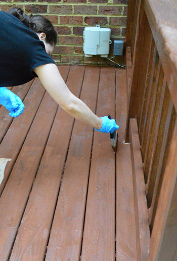 How To Stain And Seal A Deck | Young House Love