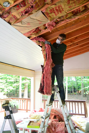 How To Install A Wood Plank Ceiling | Young House Love