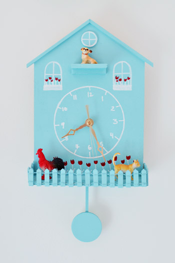 Playful Kid Clock - Young House Love