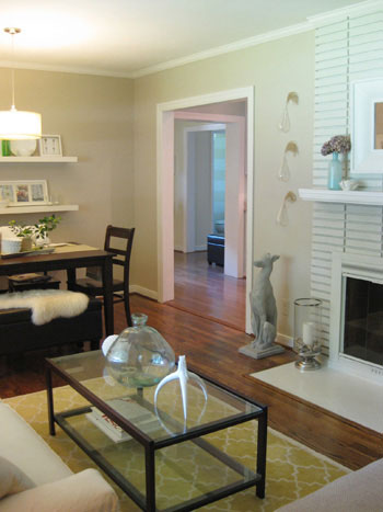 open-living-room-dining-room-bathroom-striped-wall