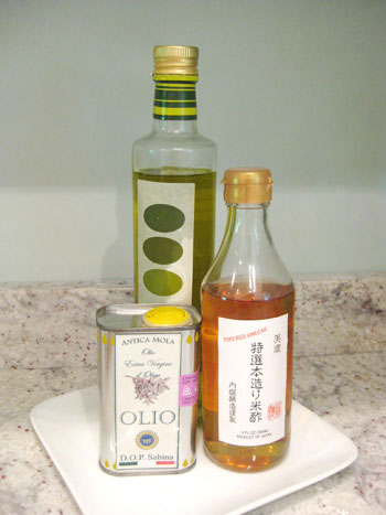 Olive Oil Coutertop Storage