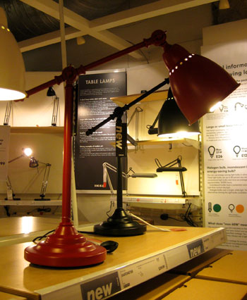 Ikea Red Task Lamp
