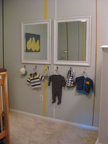 Baby room wall discount hooks