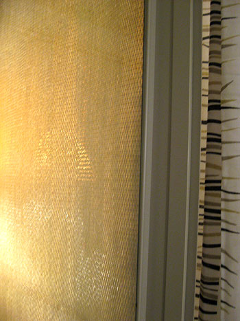 Sunroom Grasscloth Door Det