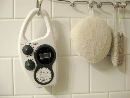 Emergency Shower Radio