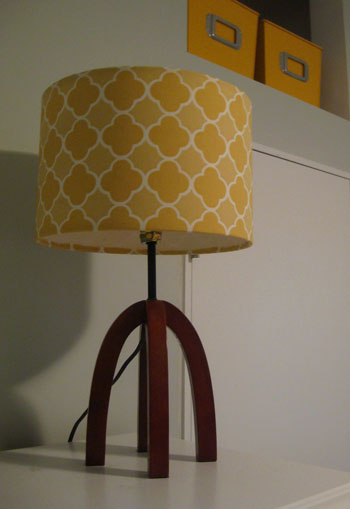 white nursery light shade