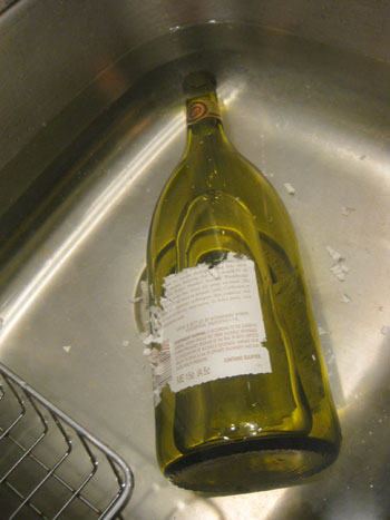 How to Clean Labels from Wine Bottles