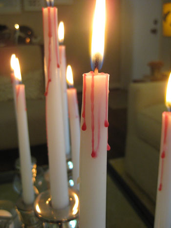 Halloween Bloody Candles