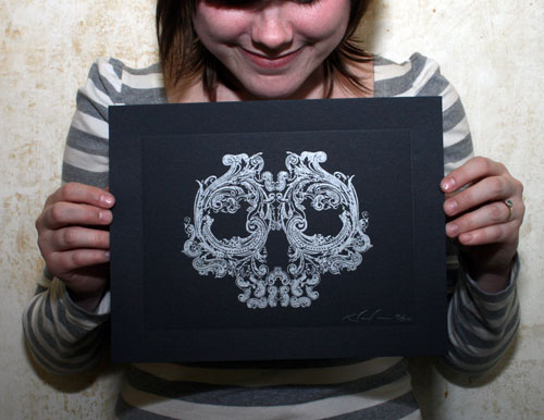 Skull Ornamental Print