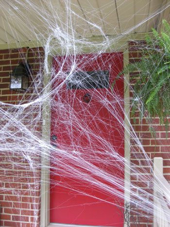 Halloween Porch Webs