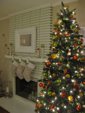 Christmas Citrus Tree Decor