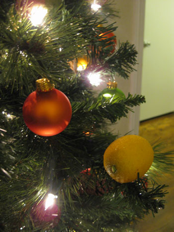 Christmas Lemon Wired Tree