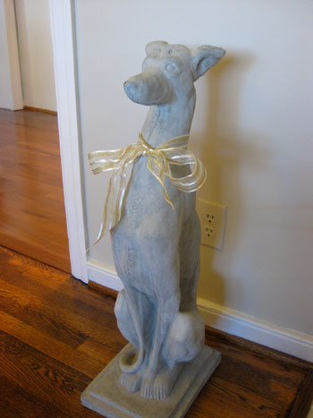 Holiday Sparkle Ceramic Dog