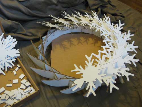 Wreath Cardboard Safari3