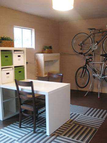 Basement Rug Bikes