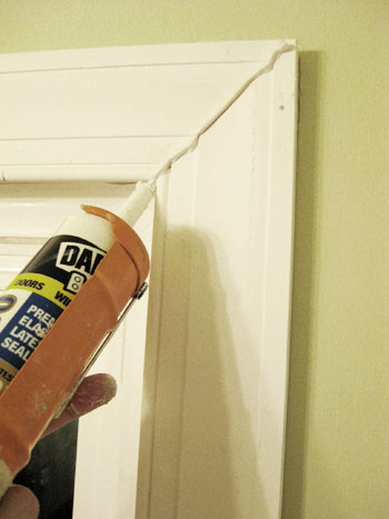 Trim Corner Caulking