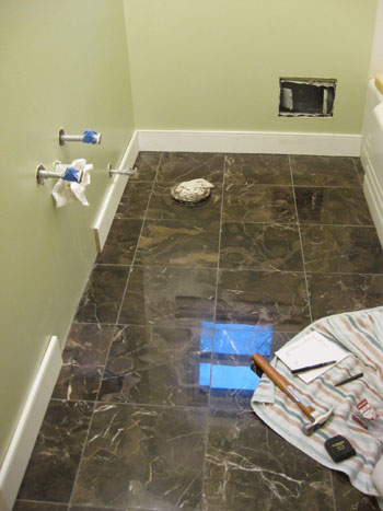 Install Baseboards Trim, Bathroom Floor Trim Ideas