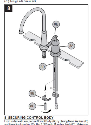 Removing Sink Faucet In Kitchen Things In The Kitchen   New Sink Old Instructions 