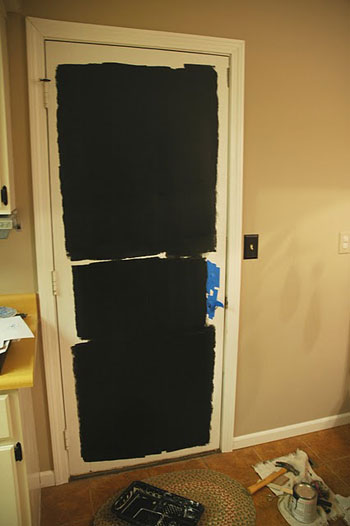 Chalboard Door In Progress