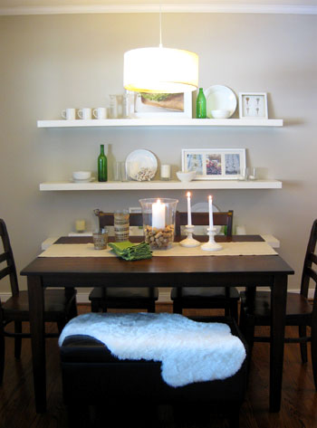 Faux Sheepskin Dining Wide