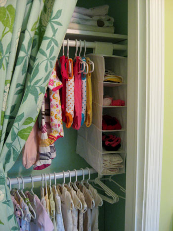 Closet Nursery Curtain Ones