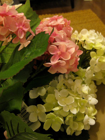 Mobile Hydrangea Fake Flowe