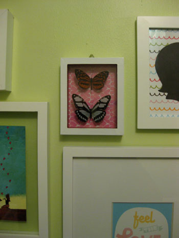Nursery Art Butterflies Hea