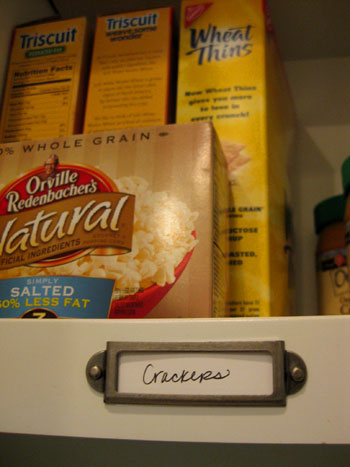 Cabinets Crackers Label