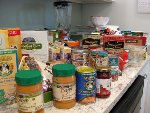 Cabinets Food On Counter