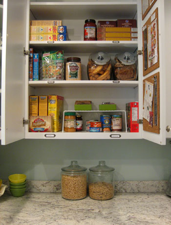 How To Store Food In Kitchen Cupboards