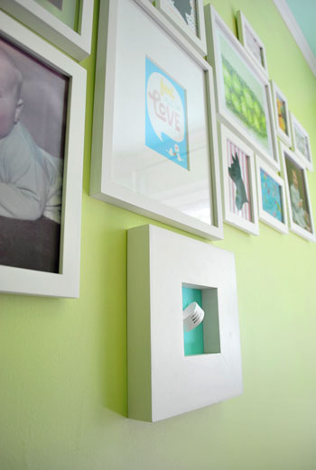 Nursery Art Wall Detail