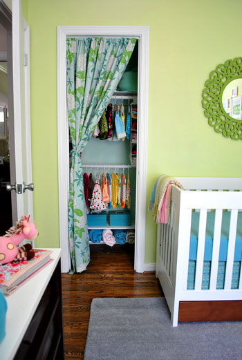 Nursery Closet Wall