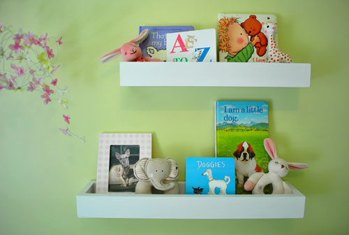 Nursery Shelves Detail