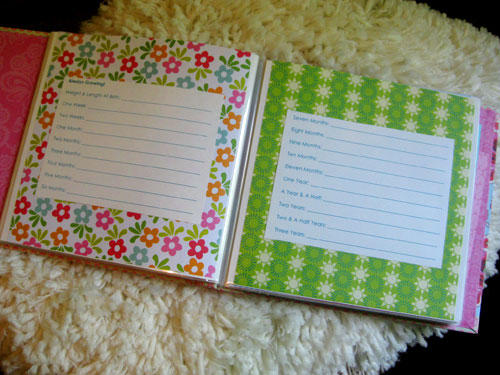 Homemade baby hot sale book