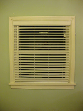 Hanging Some White Faux Wood Blinds In The Bedroom Young