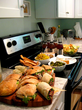 Shoot Lunch Spread