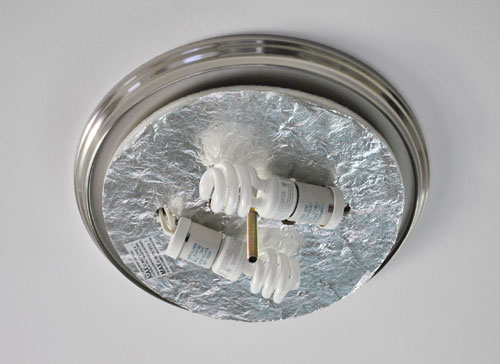 Diy flush mount on sale ceiling light