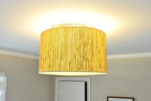 diy ceiling lampshade