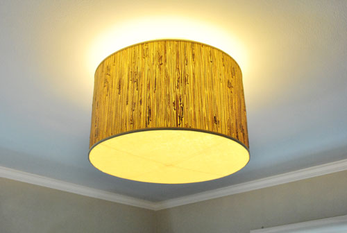 make your own ceiling light shade