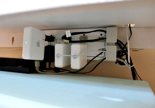 Clear the clutter: how to hide TV wires and cords [guest post from Young  House Love]