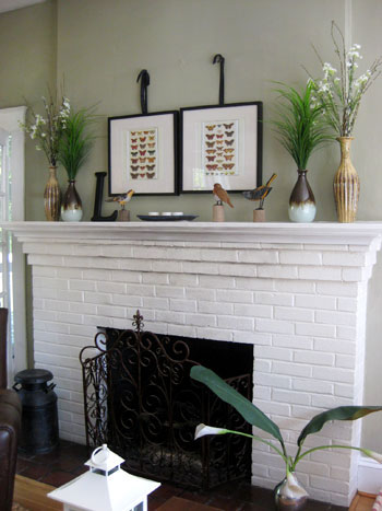 Five Ways Painted Fireplace