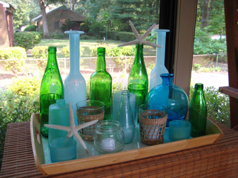 Recycled Wine Bottle Used B