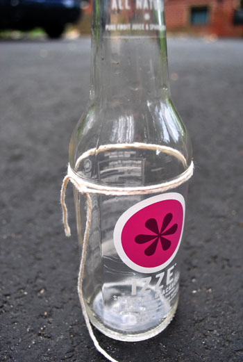 Glassware Tie On Bottle