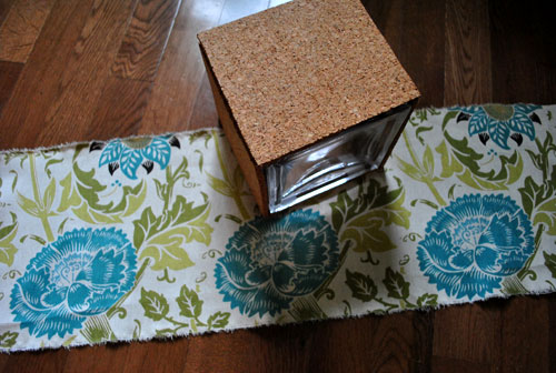 Cork Vase Fabric Step1