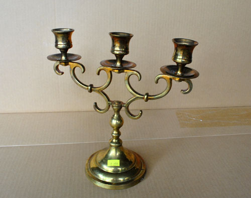 Upgrading An Old Brass Candlestick With Spray Paint