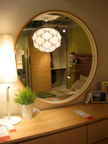 Window Ping Swedish Sightseeing, Ikea Round Mirror Wood