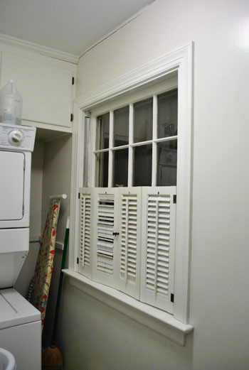 Laundry Shutters Before