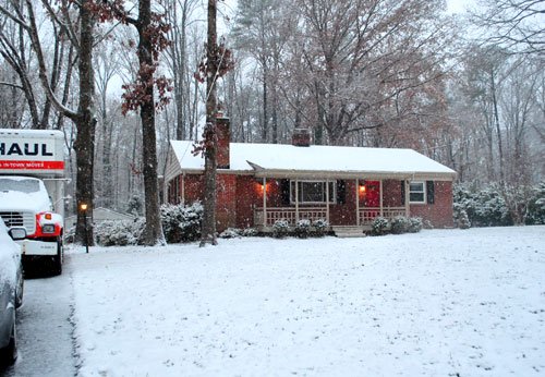 Old House Snow Storm